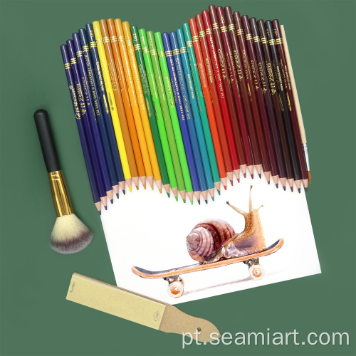 Lápis de cor solúvel em água